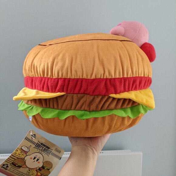 Nintendo Kirby Hamburger Kuji Prize Pillow - Picture 3 of 5